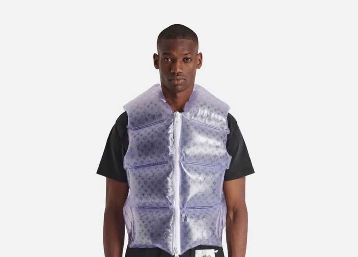 LV Inflatable Monogram Canvas Gilet Inspires DIY Trend in China  Hypebeast