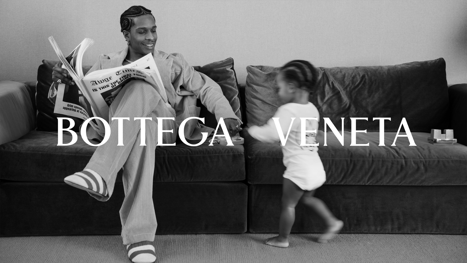 A$AP Rocky Bottega Veneta Portraits of Fatherhood