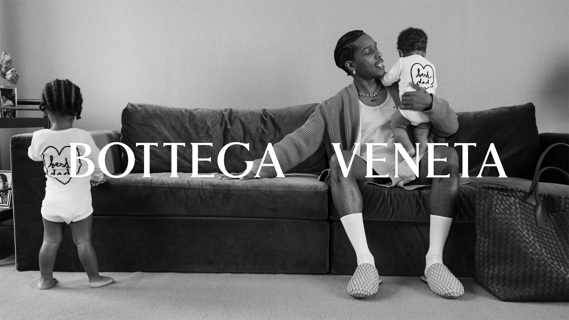 A$AP Rocky Bottega Veneta Portraits of Fatherhood