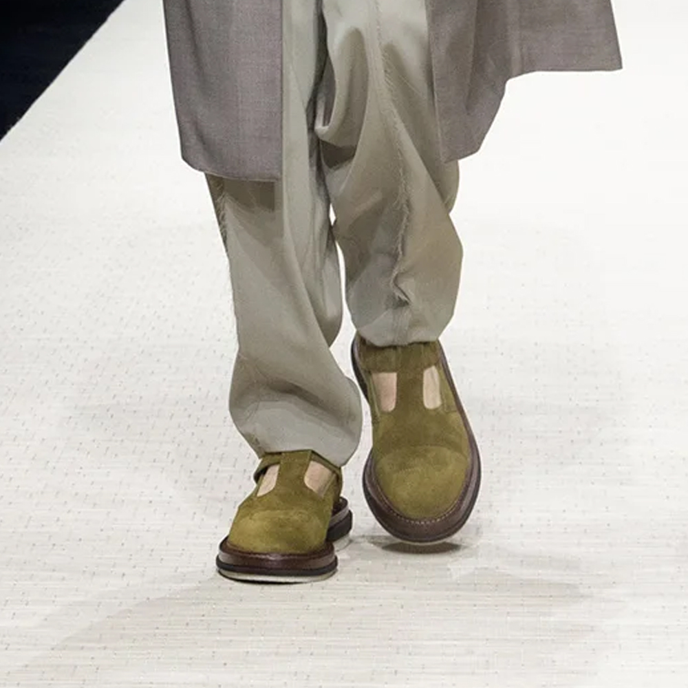 Emporio Armani shoes milano fashion week FW24