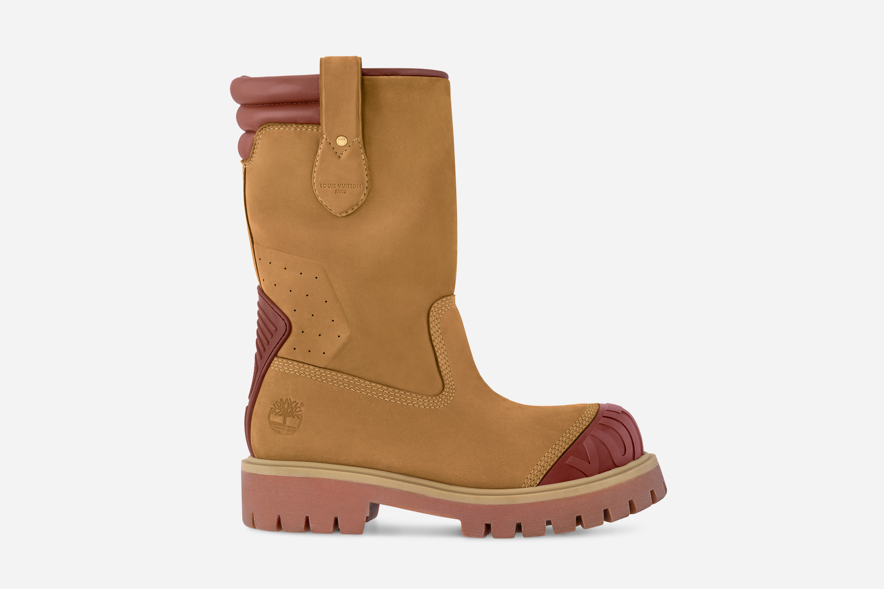 Louis Vuitton Timberland Mid Boot Beige