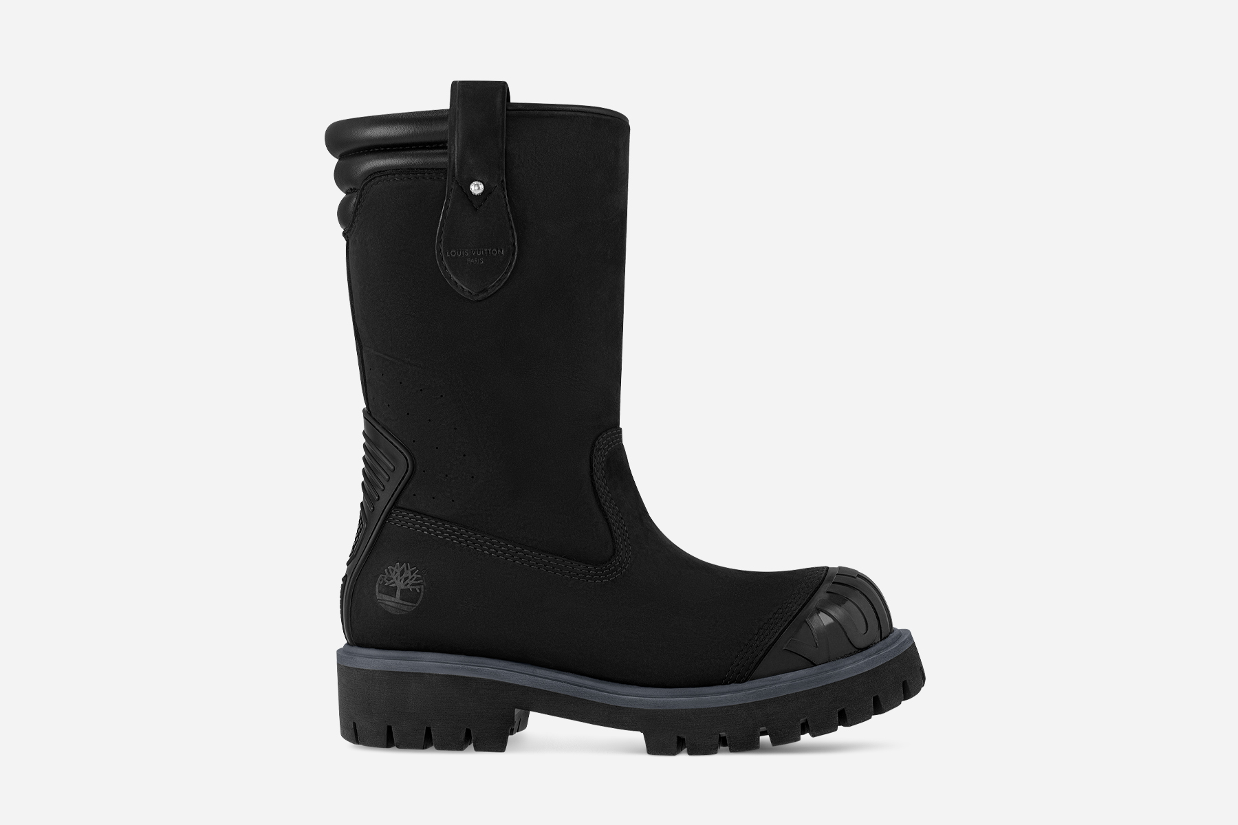 Louis Vuitton Timberland Mid Boot Black