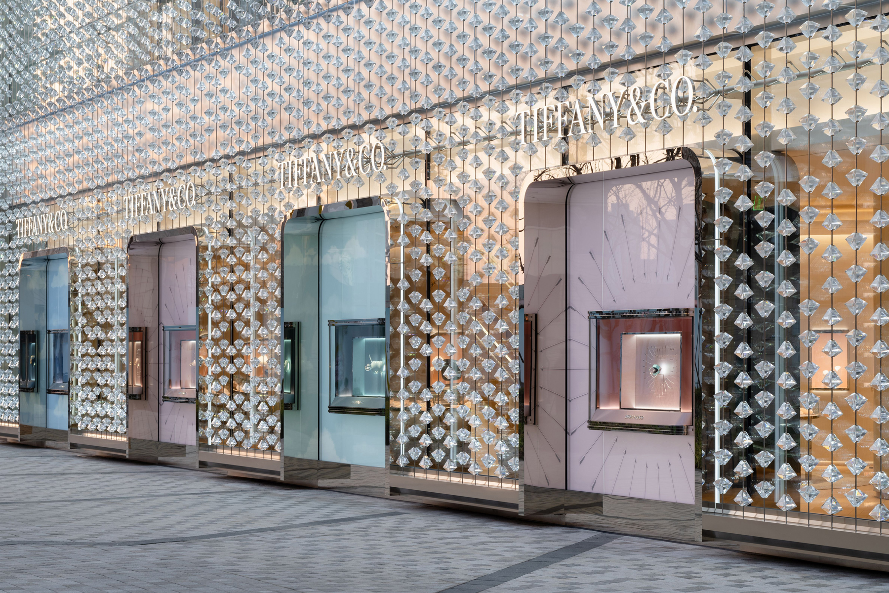 Tiffany & Co. store diamanti vetro shanghai MVRDV