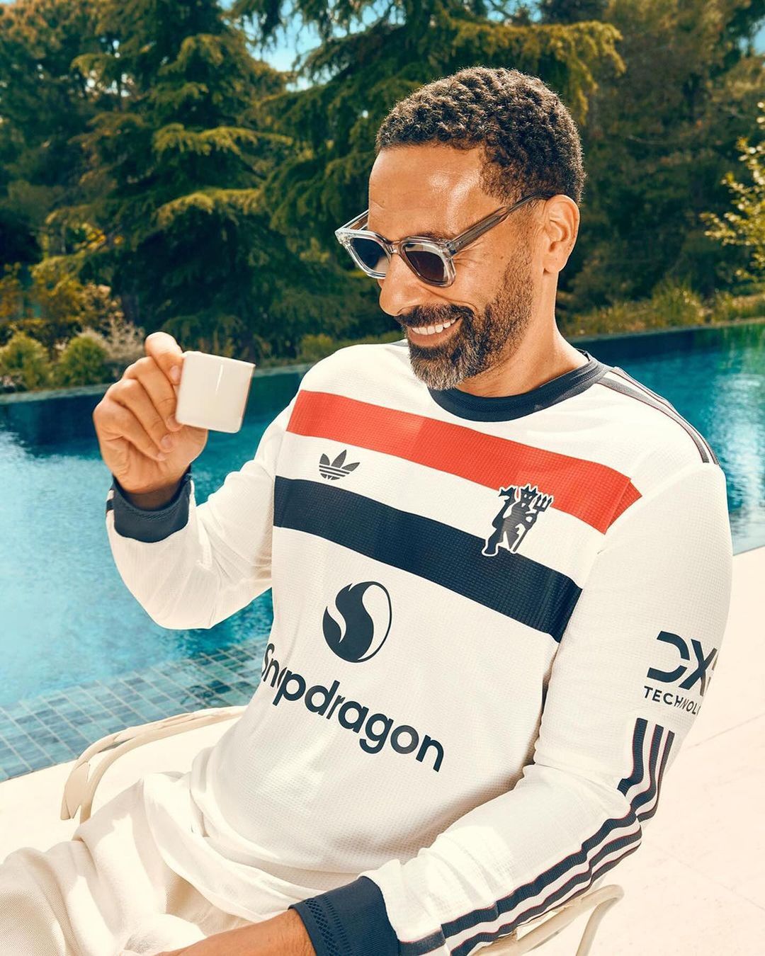 Rio Ferdinand adidas Third Kit 2024 campaign Football Legend