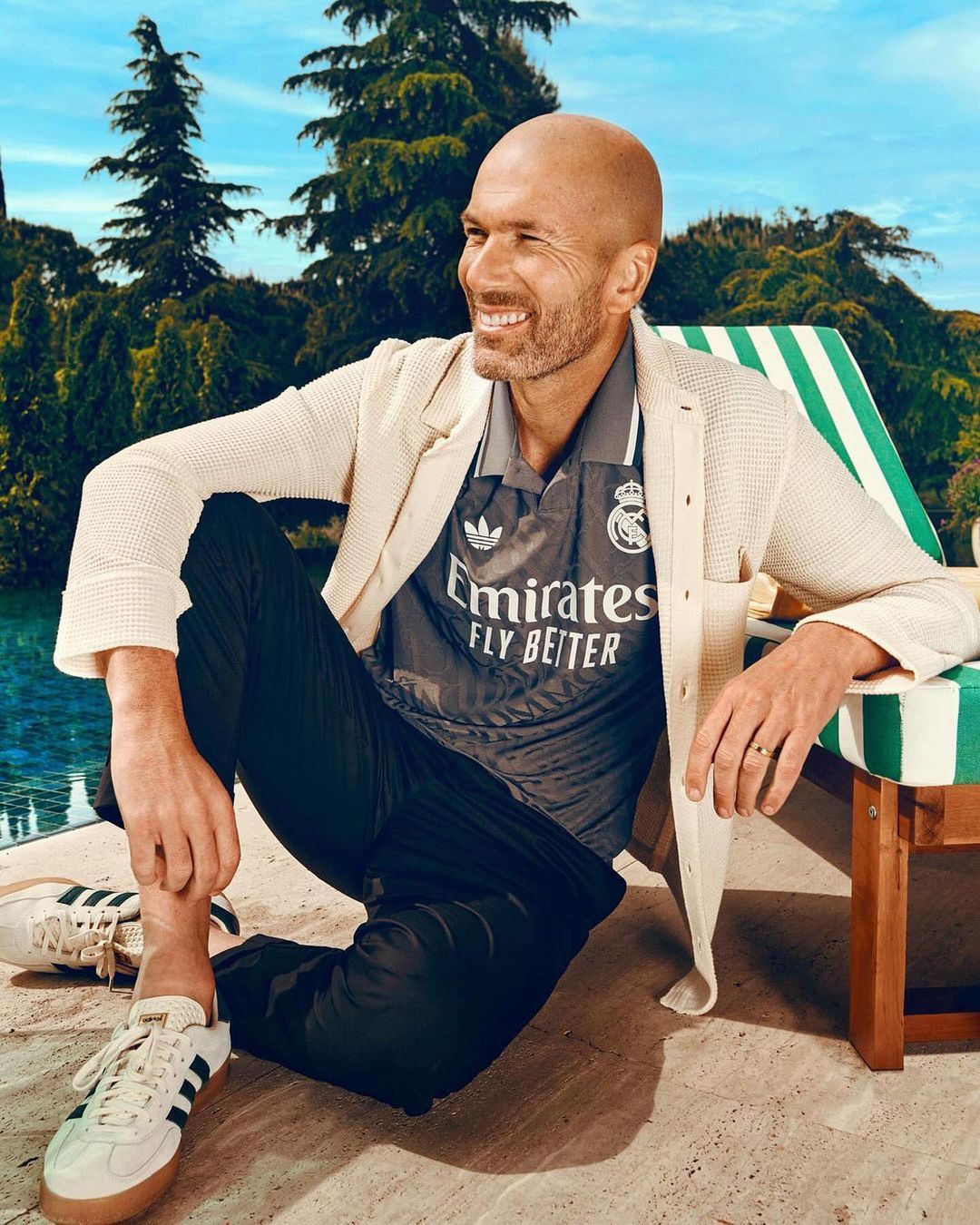 Zinedine Zidane adidas Third Kit 2024 campaign Football Legend