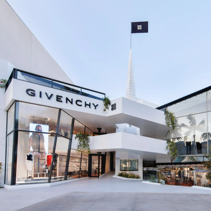 Givenchy store Los Angeles Frank Lloyd Wright building