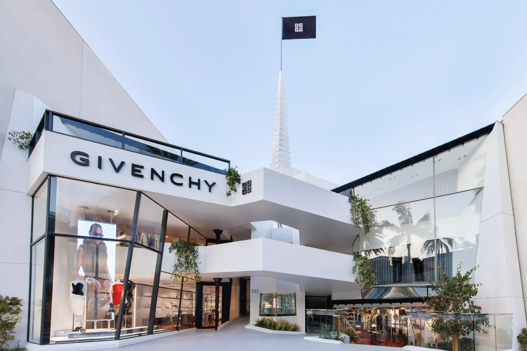 Givenchy store Los Angeles Frank Lloyd Wright building