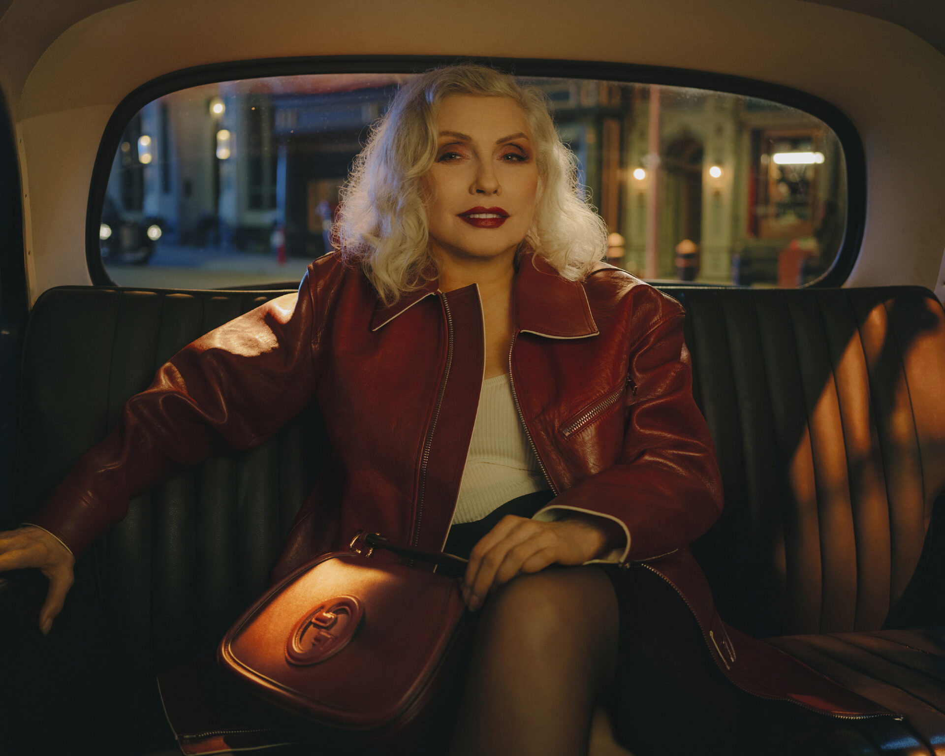 Debbie Harry Gucci Blondie borsa campagna We Will Always Have London