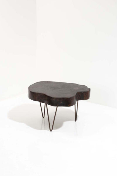 Le Corbusier Pierre Jeanneret Coffee table model Tree Trunk asta Raf Simons