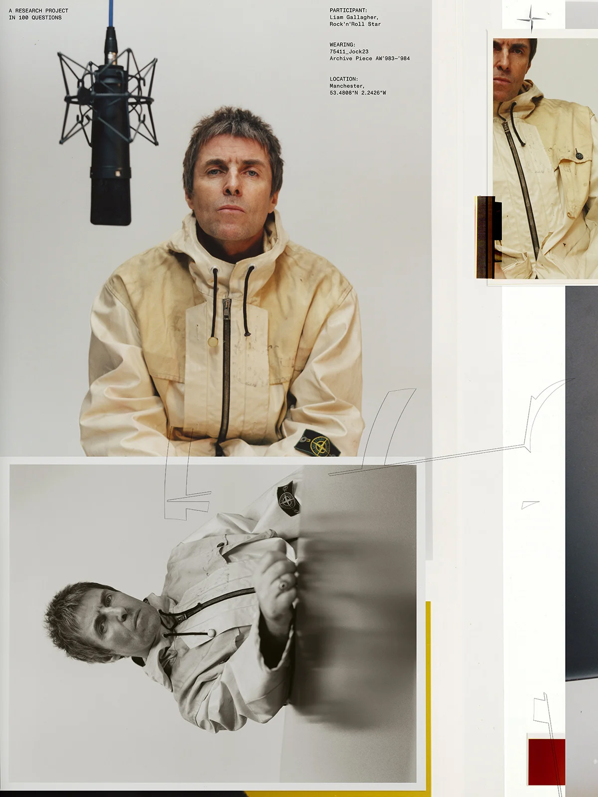 Stone Island Liam Gallagher OASIS Campaign