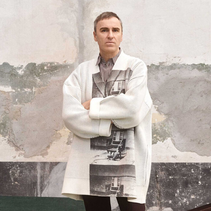 Raf Simons collezione arredamento privata asta