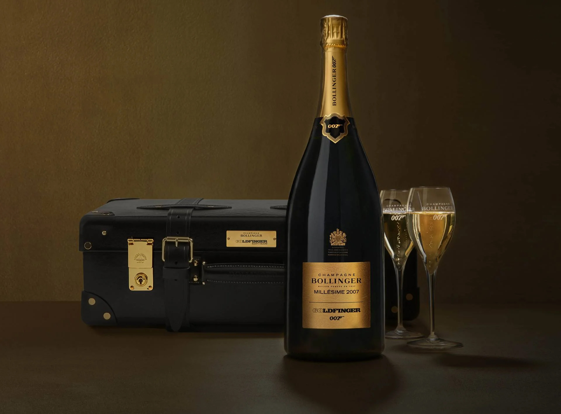 Bollinger champagne Goldfinger 007 James Bond