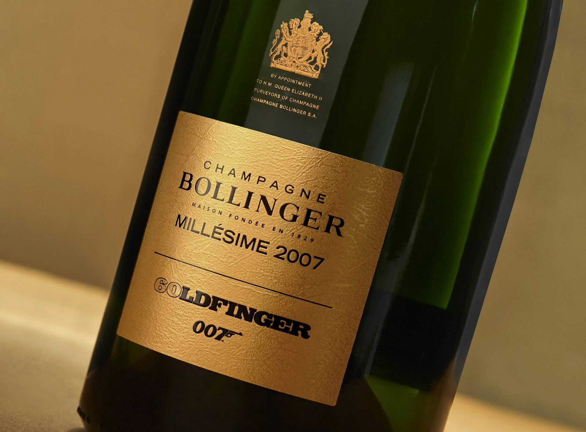 Bollinger champagne Goldfinger 007 James Bond