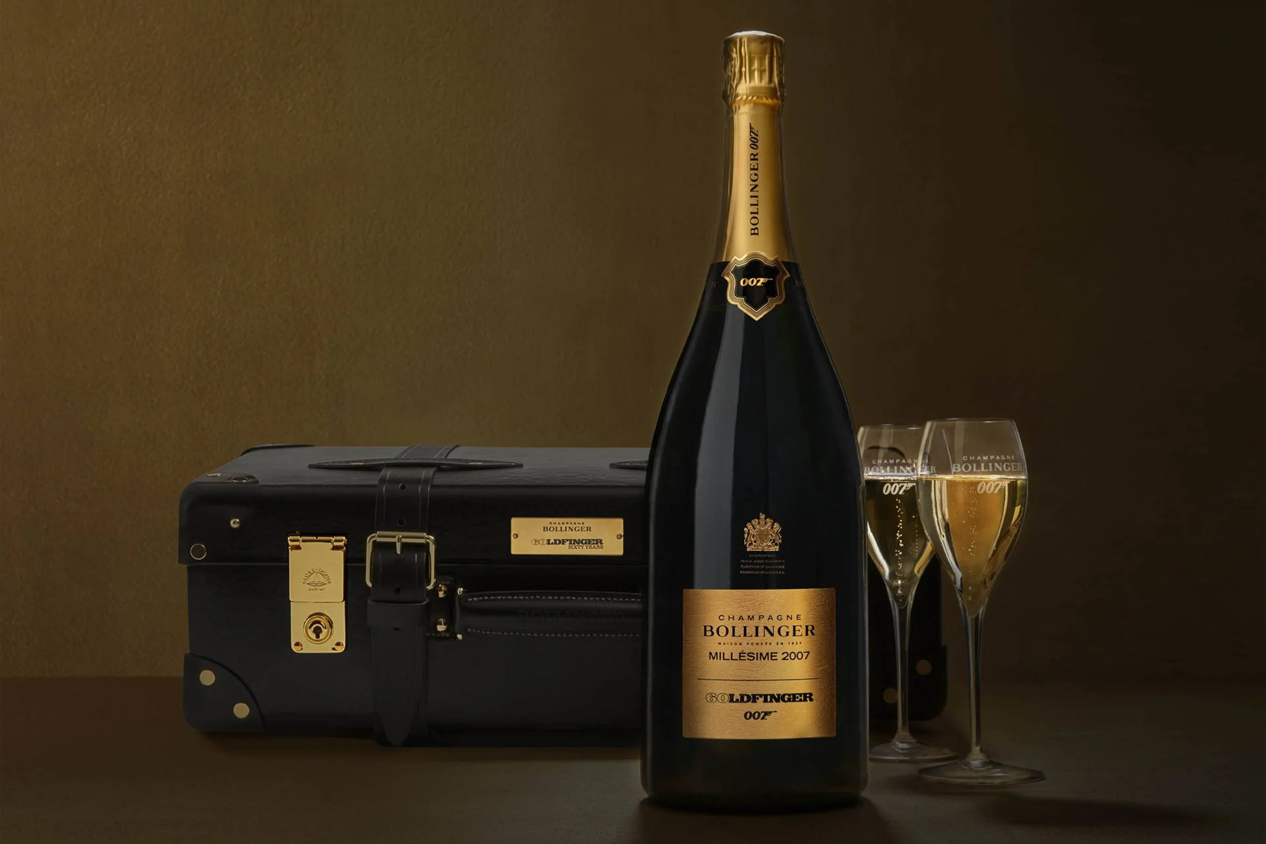 Bollinger champagne Goldfinger 007 James Bond