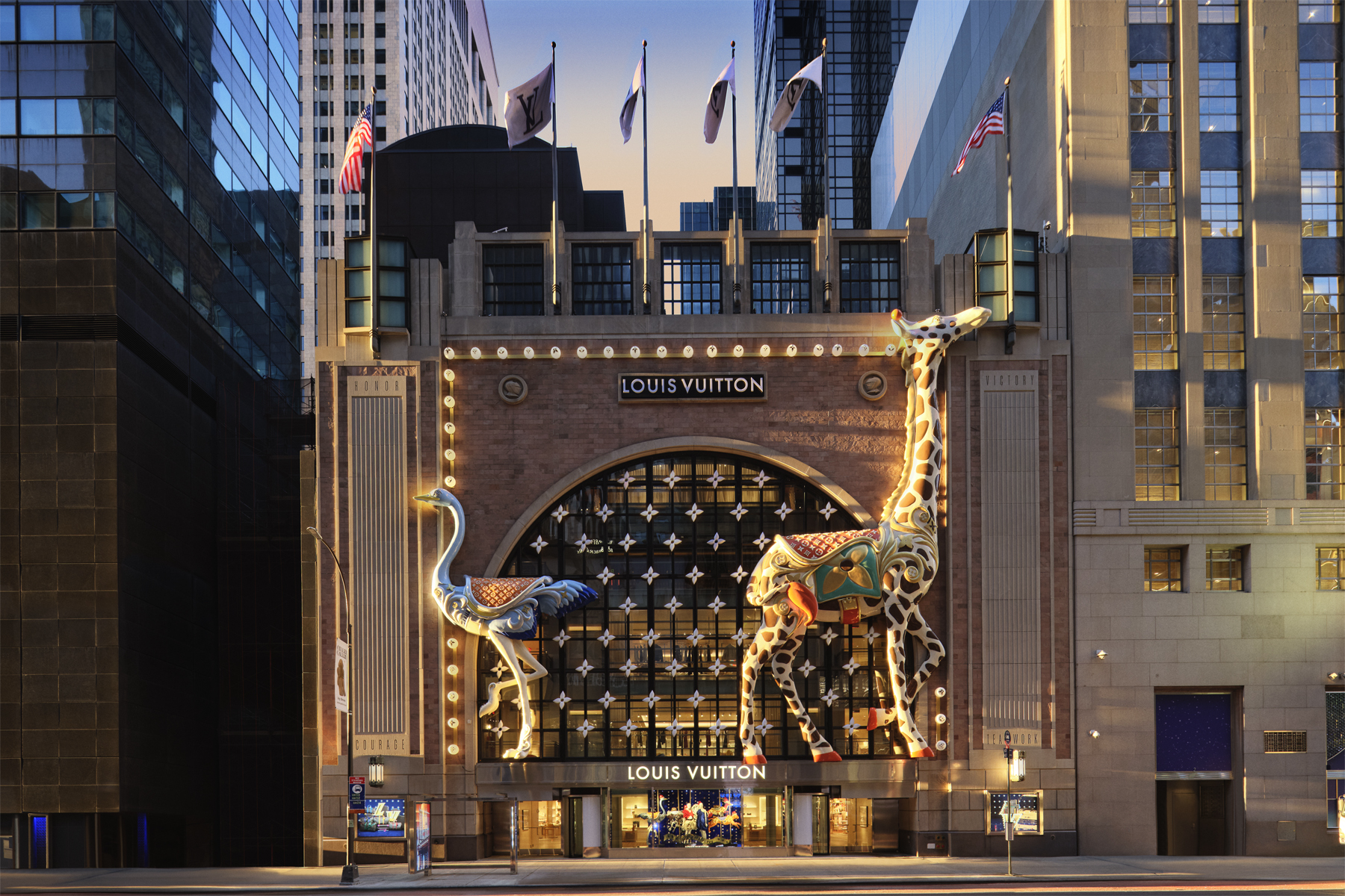 Louis Vuitton temporary store New York